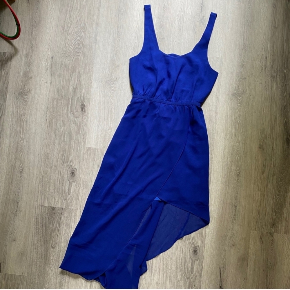 Silence + Noise Asymmetrical Open Back Dress Size Small